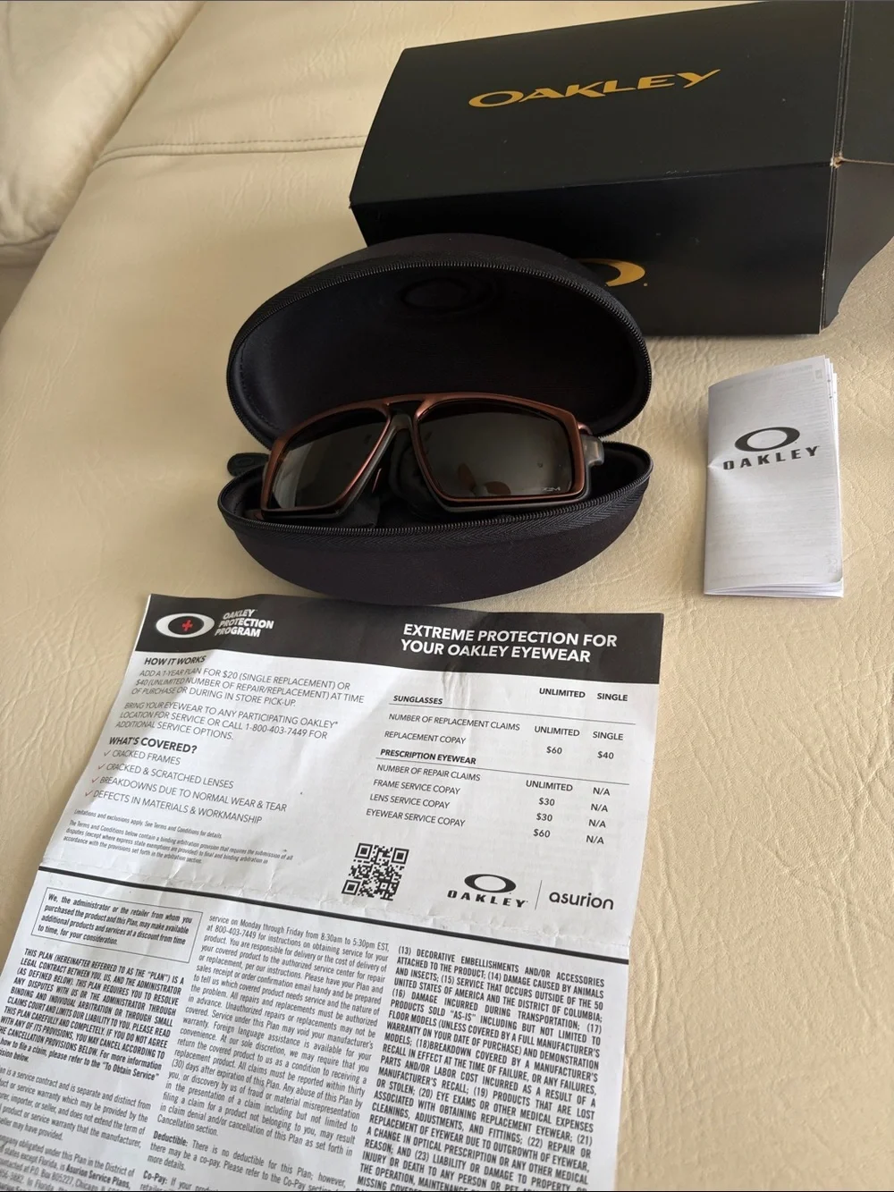 Oakley Massillon Brown Titanium  Matte Brown Smoke Sunglasses 6029-0361